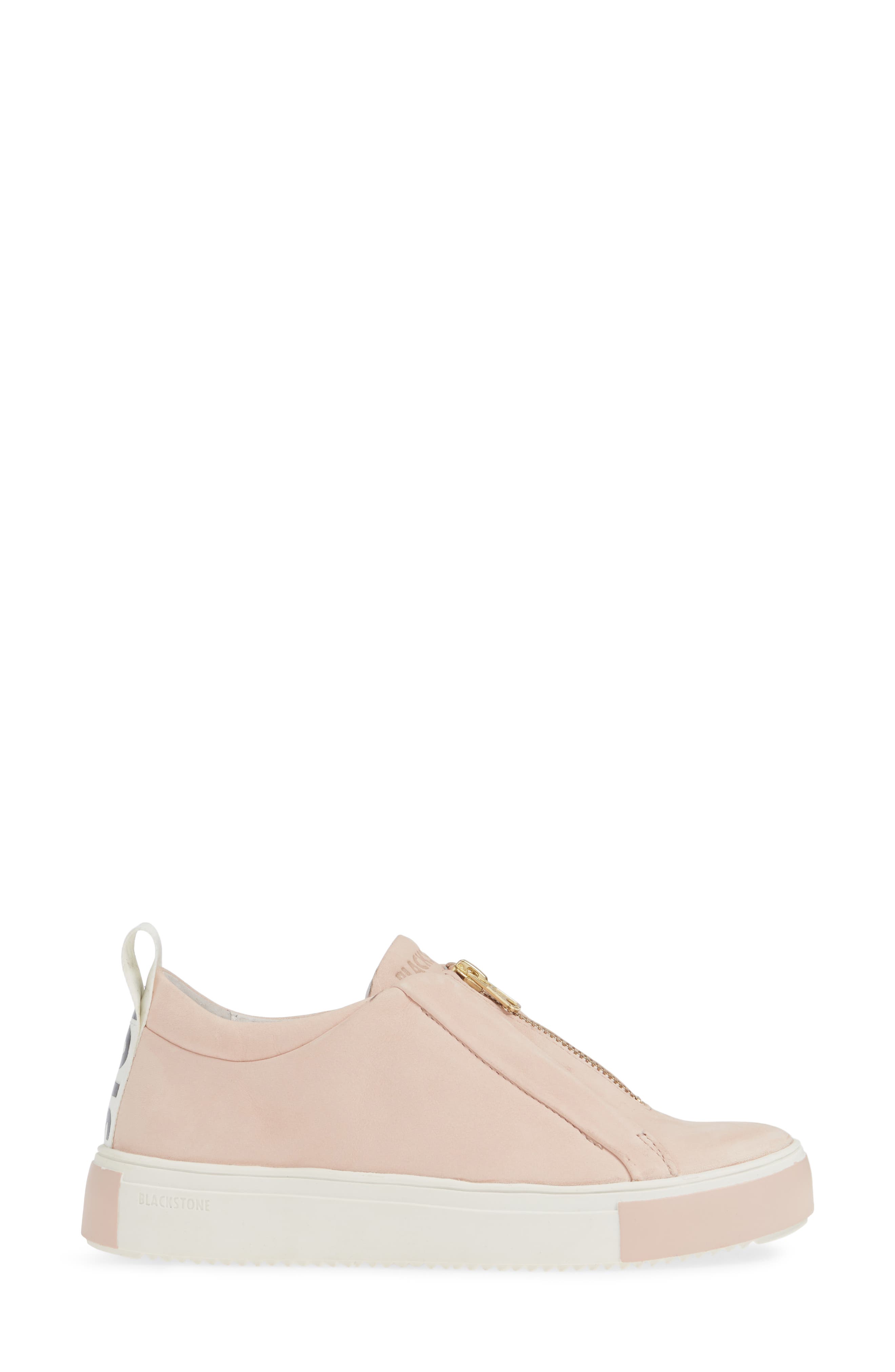 Blackstone RL62 Zip Front Sneaker, Alternate, color, Cameo Rose