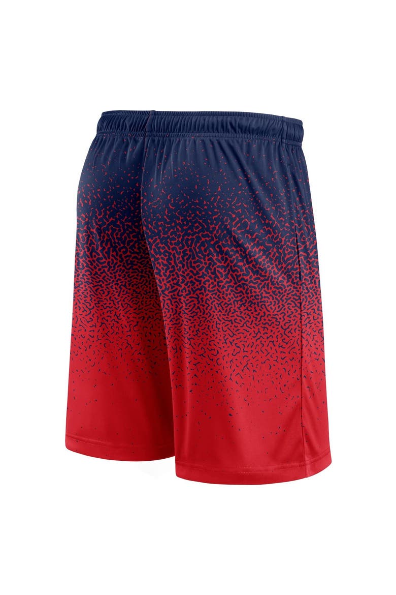 Men's Fanatics Branded Navy/Red New England Patriots Ombre Shorts, Alternate, color, Navy
