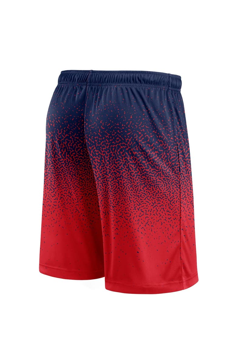 FANATICS Men's Fanatics Branded Navy/Red New England Patriots Ombre Shorts, Alternate, color, 