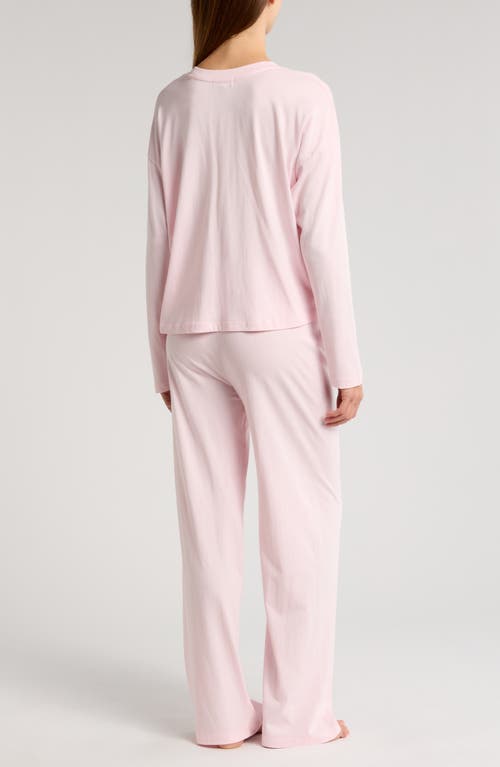 Shop Pj Salvage Cotton & Modal Pajamas In Blush