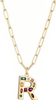 Adornia Initial Pendant Necklace