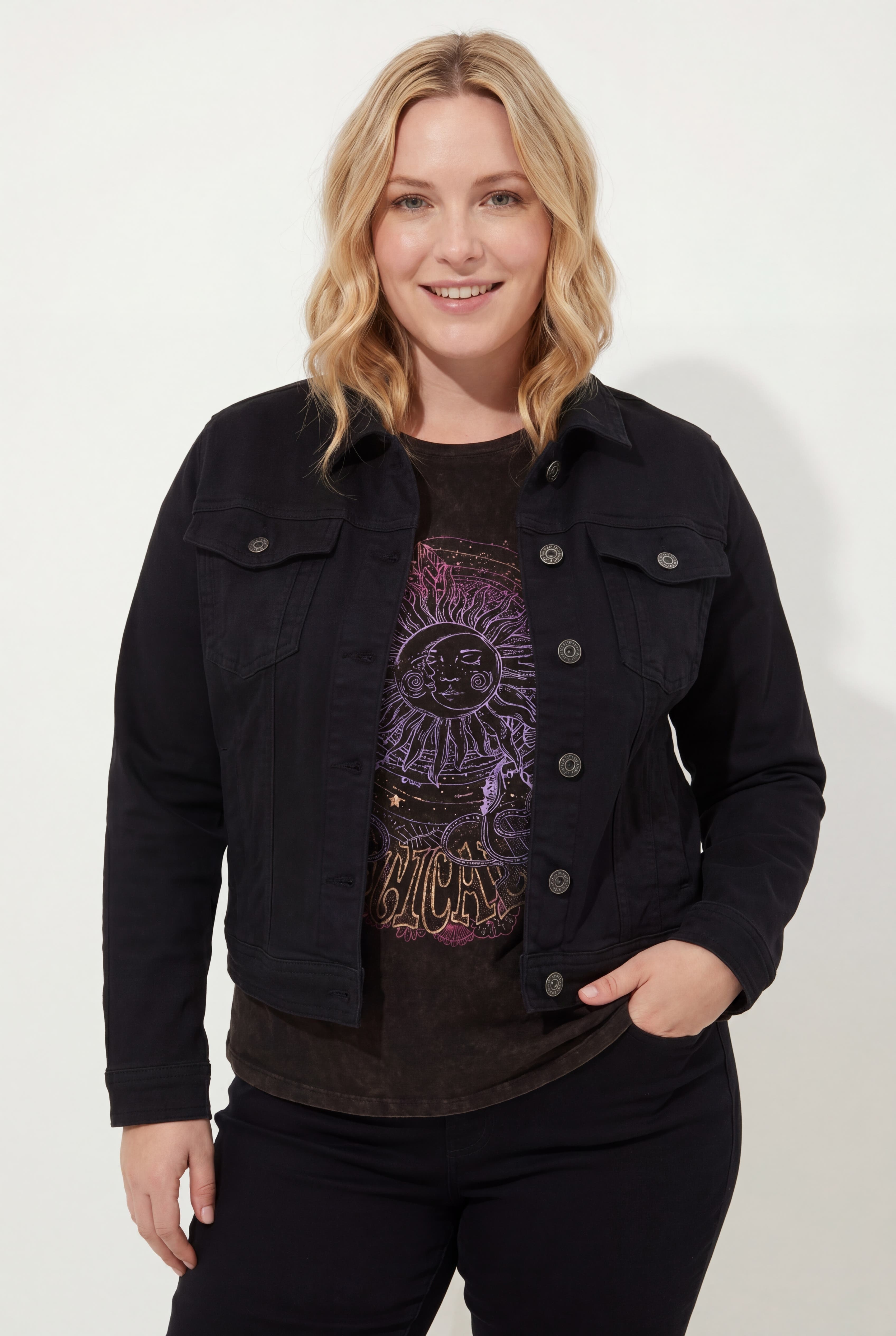 Essential Stretch Denim Jacket