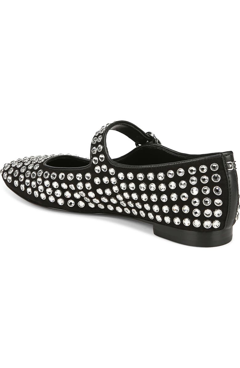 Sam Edelman Michaela Rhinestone Mary Jane Flat, Alternate, color, Black