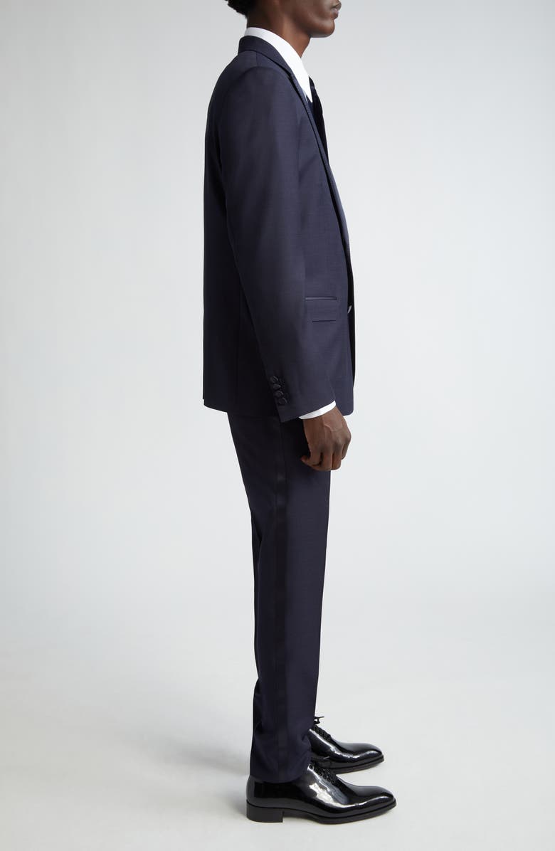 Dolce&Gabbana Navy Wool Blend Tuxedo, Alternate, color, 