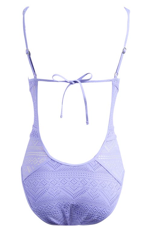 Becca Color Play One-piece Swimsuit In Bellflower