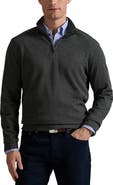 Polo Ralph Lauren Textured Double Knit Quarter Zip Pullover
