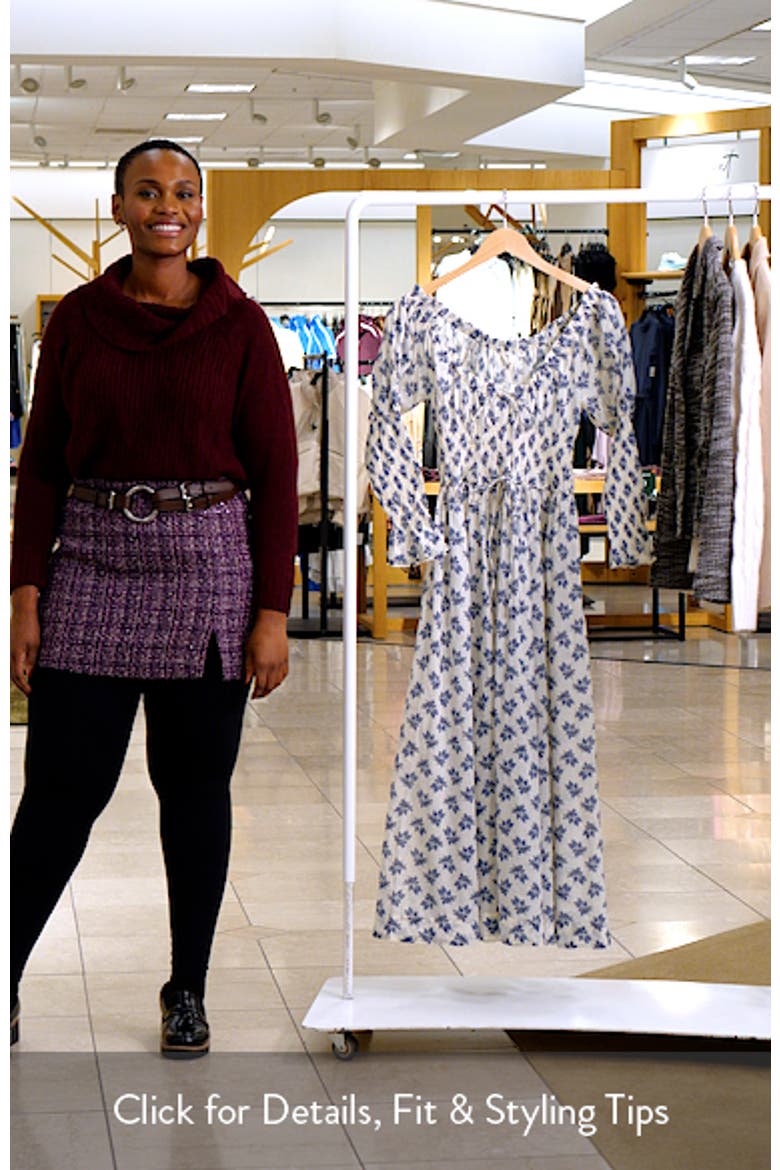 Kaira Floral Convertible Organic Cotton Poplin Dress video
