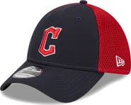 New Era Men's New Era Navy Cleveland Guardians Team Neo 39THIRTY Flex Hat