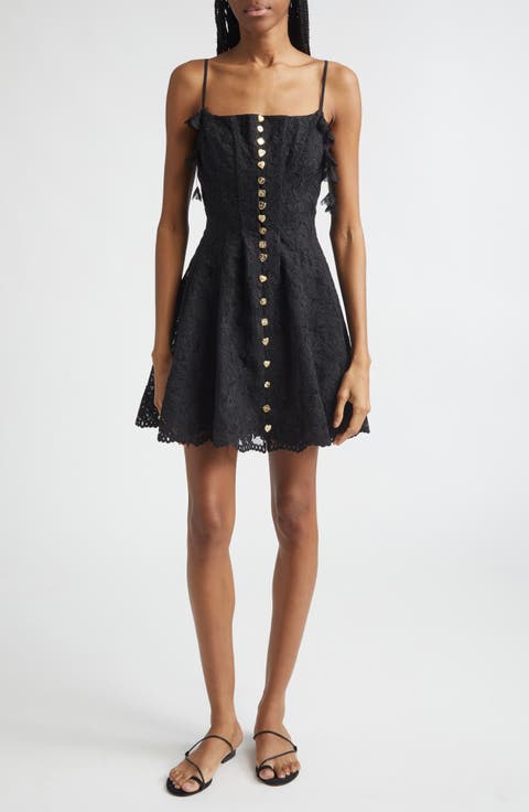 Flamenco Folklore Lace Corset Minidress