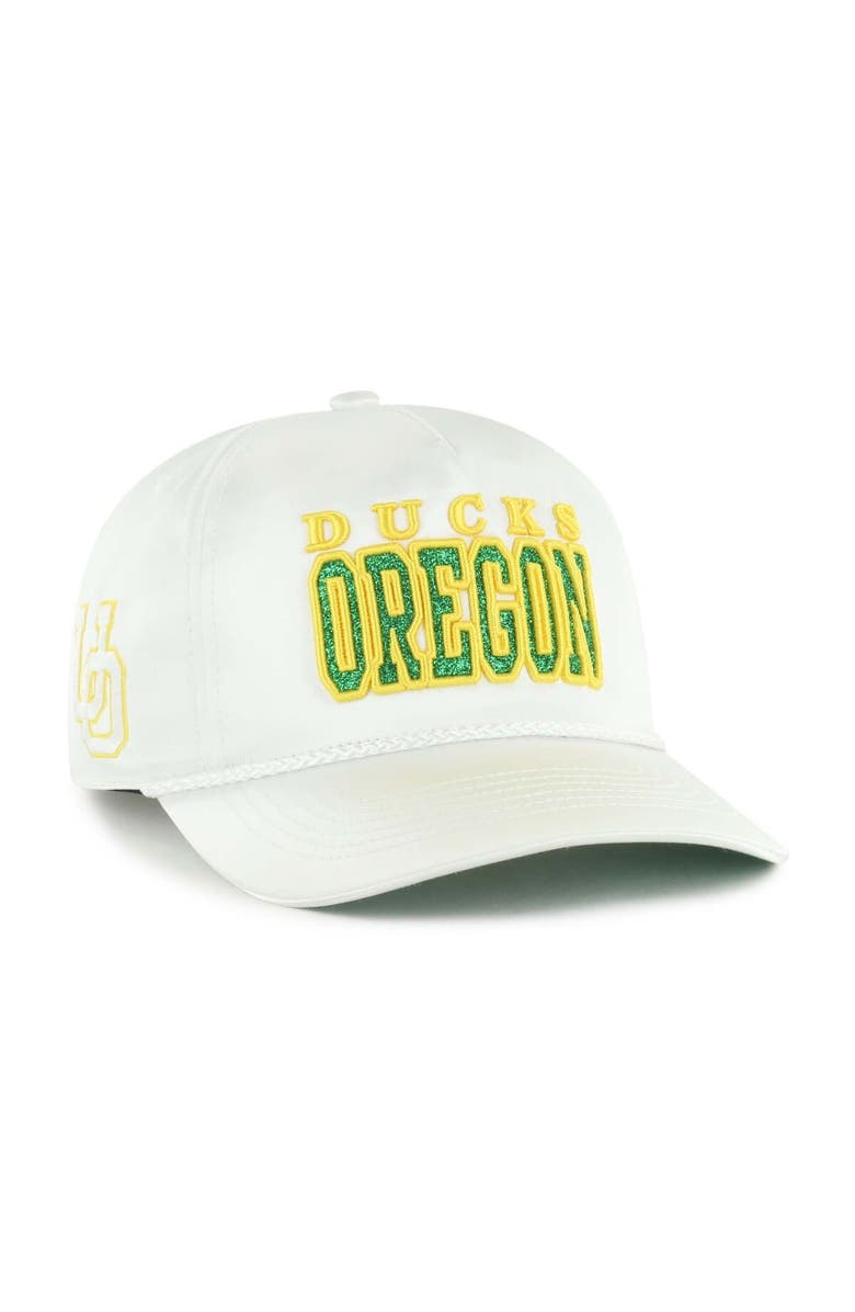 '47 Women's '47 White Oregon Ducks Outspoken Hitch Adjustable Hat, Main, color, White