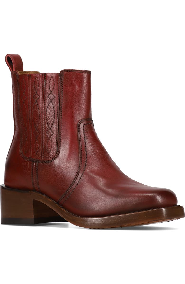 Frye Campus Chelsea Boot, Main, color, Merlot