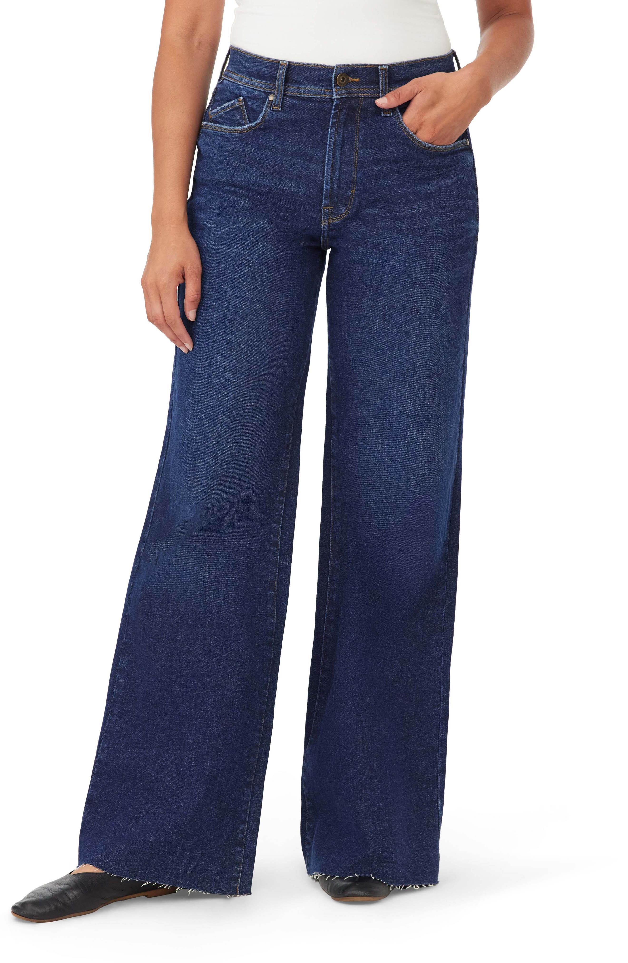 Kensie The Kaya High Rise Wide Leg Jeans