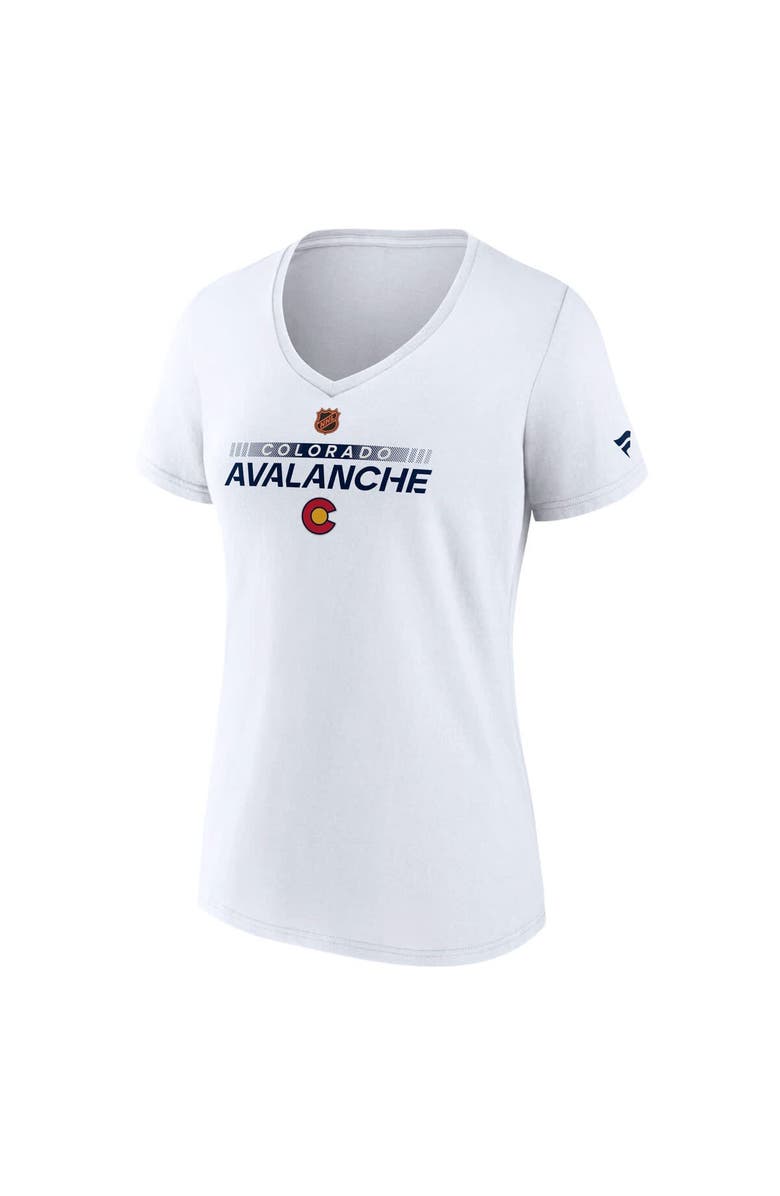 FANATICS Women's Fanatics White Colorado Avalanche Special Edition V-Neck T-Shirt, Alternate, color, White