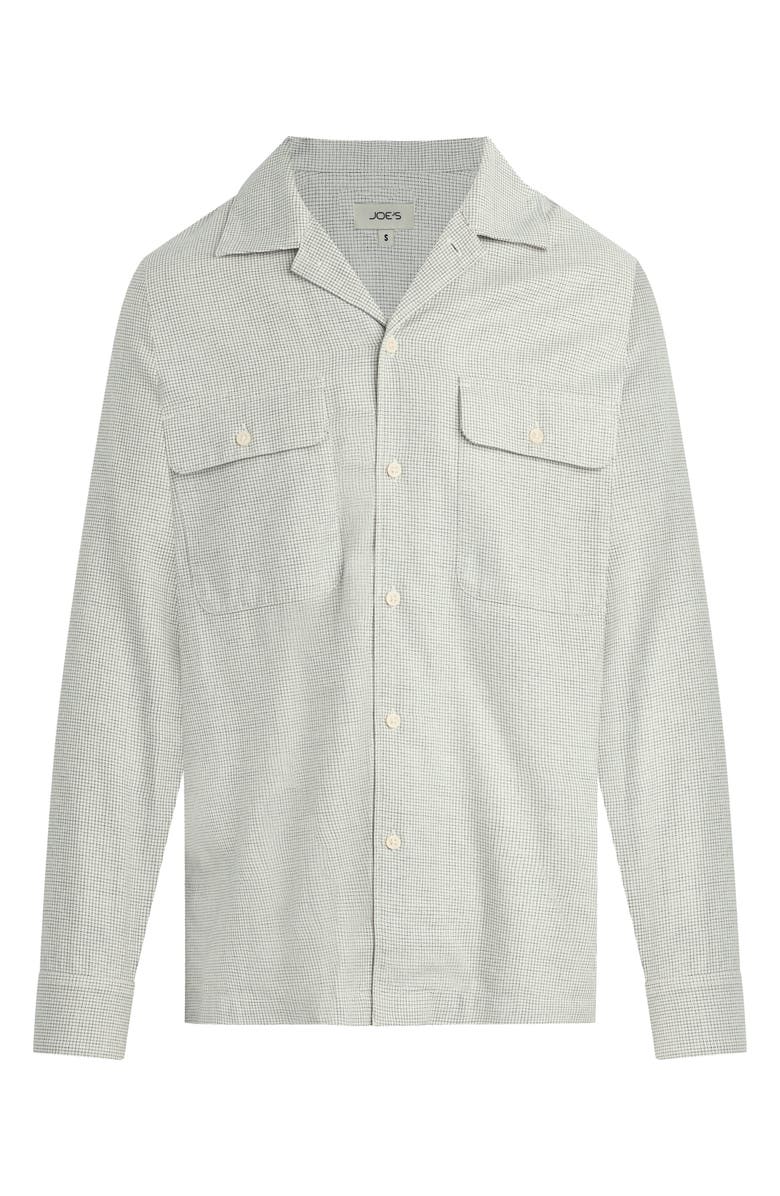 Joe's Writers Long Sleeve Camp Shirt, Alternate, color, Navy Check