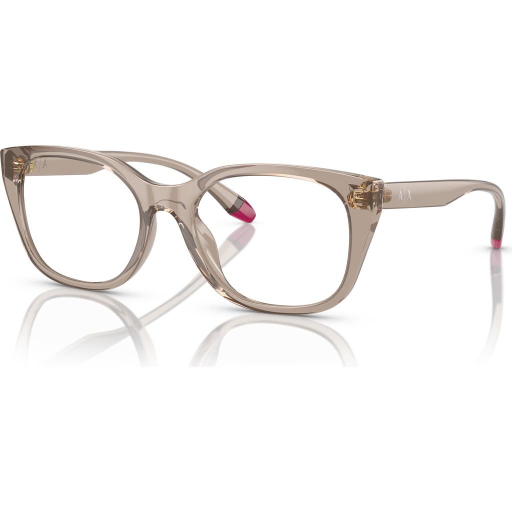 Armani Exchange 53mm Rectangle optical glasses in Gold  product