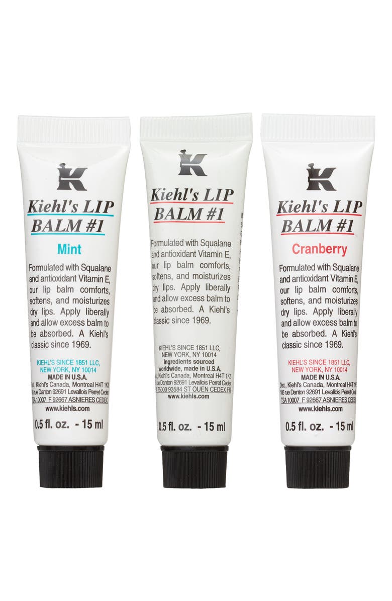 Kiehl's Since 1851 Kiss Me With Kiehl's Full Size Lip Balm #1 Set, Alternate, color, 