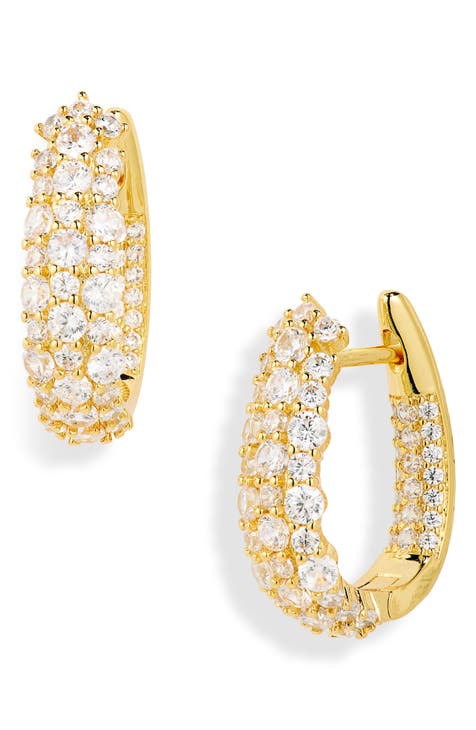 CZ Hoop Earrings