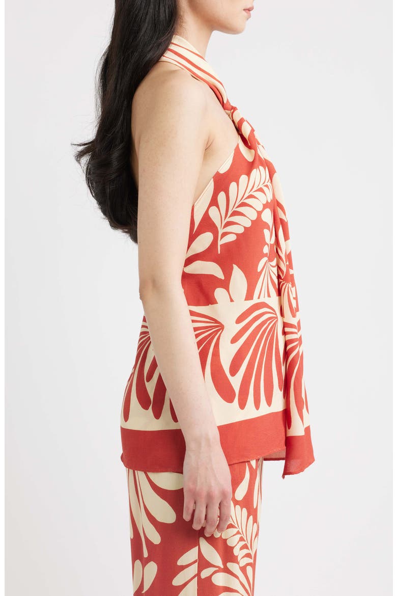 Acacia Halter Top, Alternate, color, RED