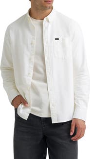 Lee Cotton Long Sleeve Button Down Shirt