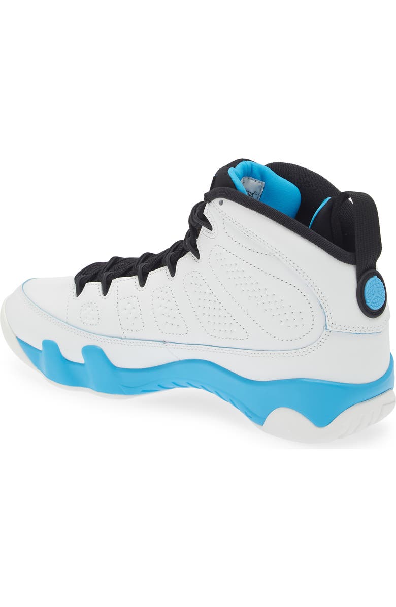Jordan Air Jordan 9 Retro 'Powder Blue' High Top Sneaker, Alternate, color,