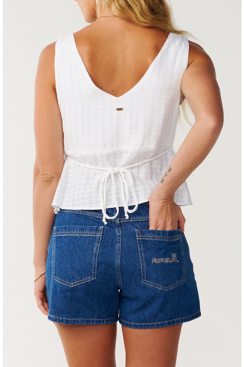 Island Dreams V-Neck Tank, Alternate, color, WHITE