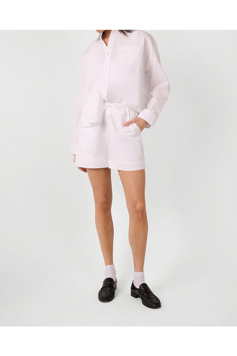 Button Front Shirt, Alternate, color, Bright White