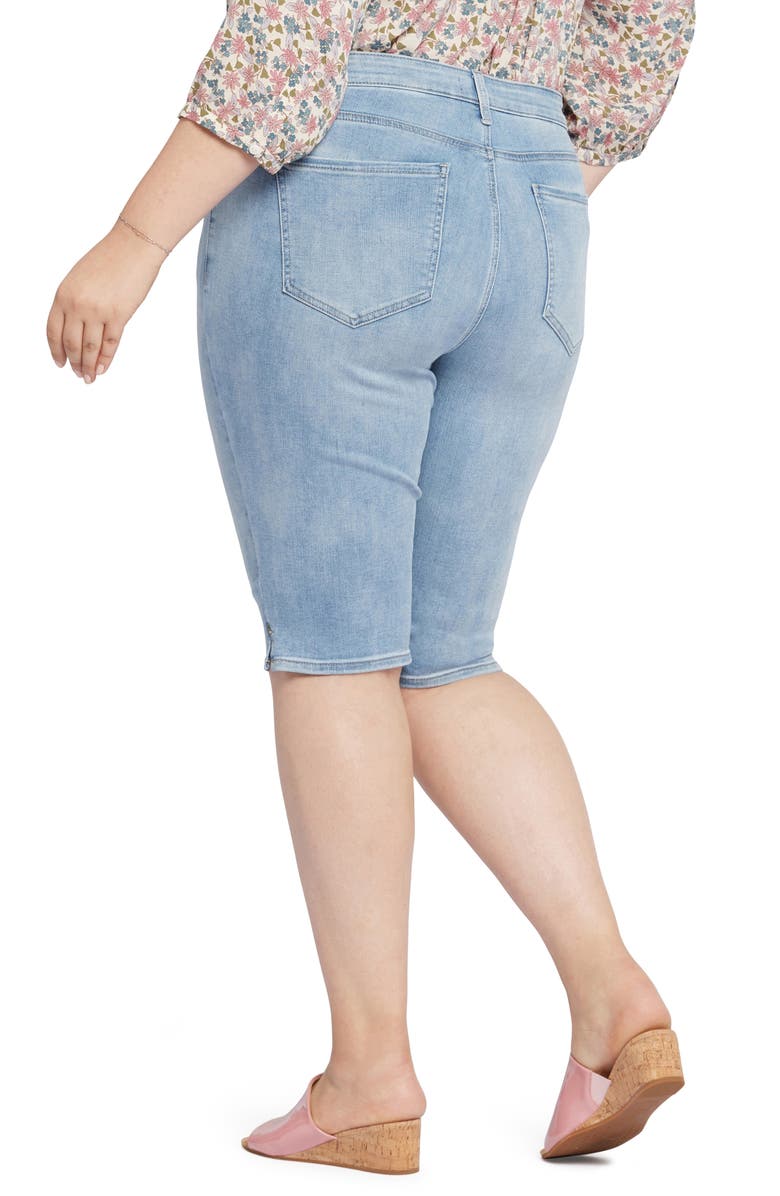 NYDJ Bike Rivet Side Slit Shorts, Alternate, color, 