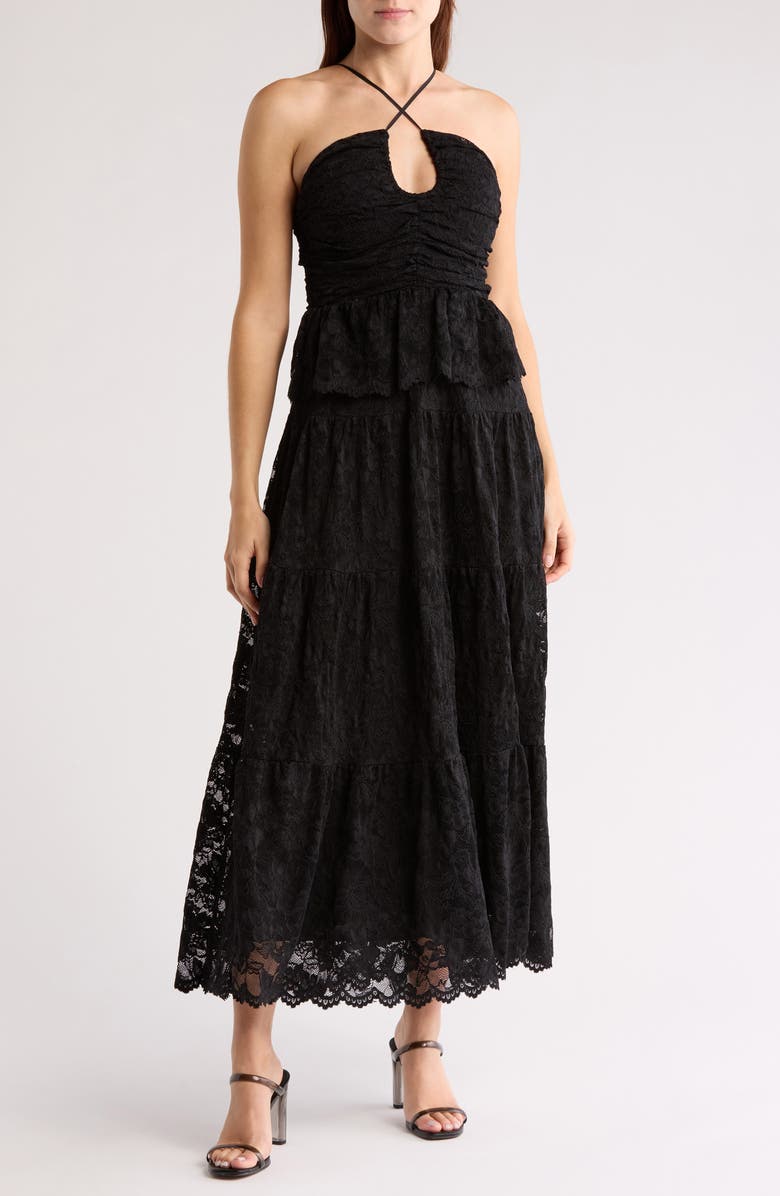 NSR Scallop Lace Midi Dress, Main, color,