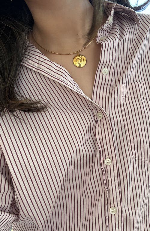 Joiana Jewelry Bold Billow Pendant In Gold