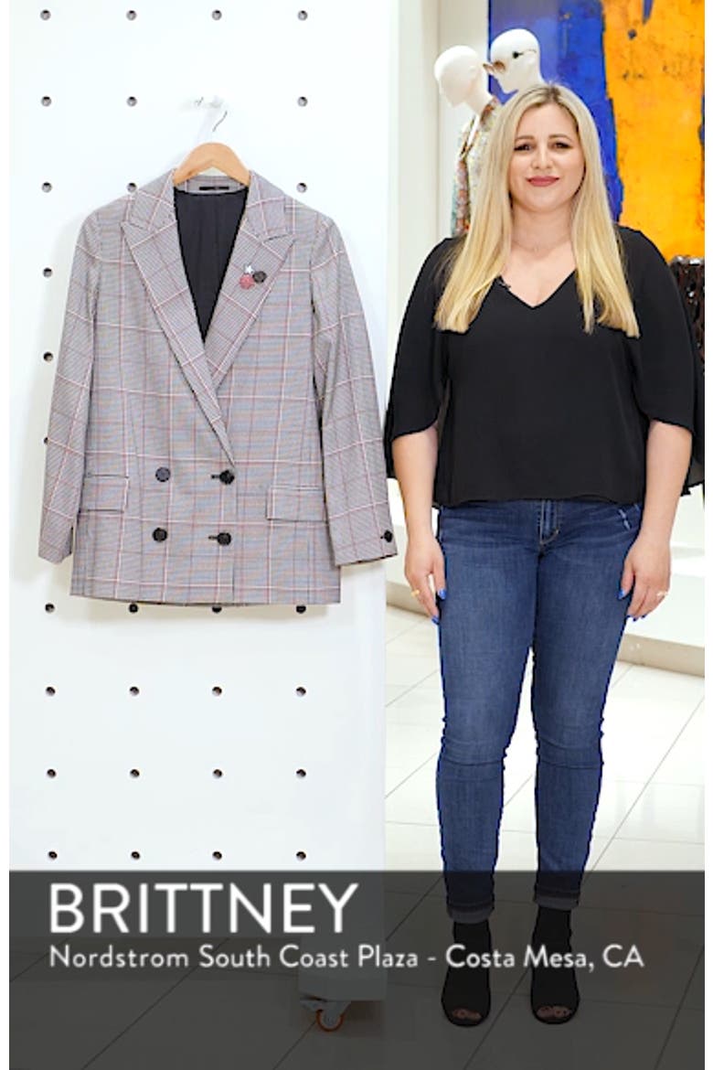 Helei Check Oversize Blazer video