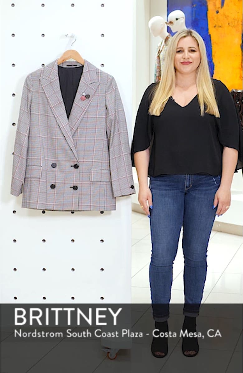Helei Check Oversize Blazer, sales video thumbnail
