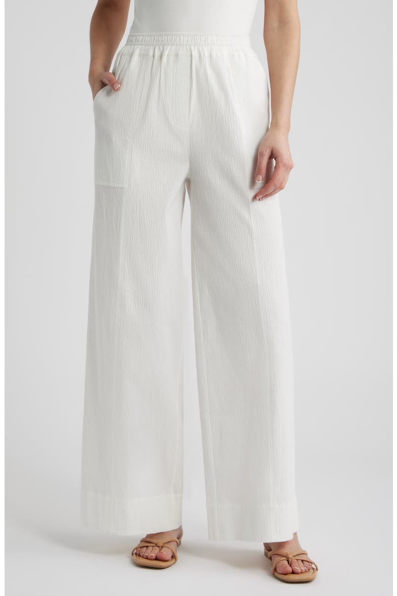 Wide Leg Pants, Main, color, GARDENIA