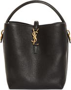 Saint Laurent Le 37 Supple Leather Bucket Bag