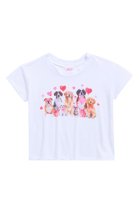 Kids' V-Day Dogs Graphic T-Shirt (Big Kid)