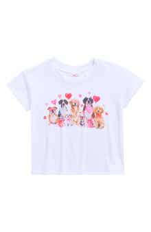 LUX Tees Kids' V-Day Dogs Graphic T-Shirt
