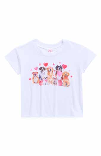 LUX Tees Kids' V-Day Dogs Graphic T-Shirt