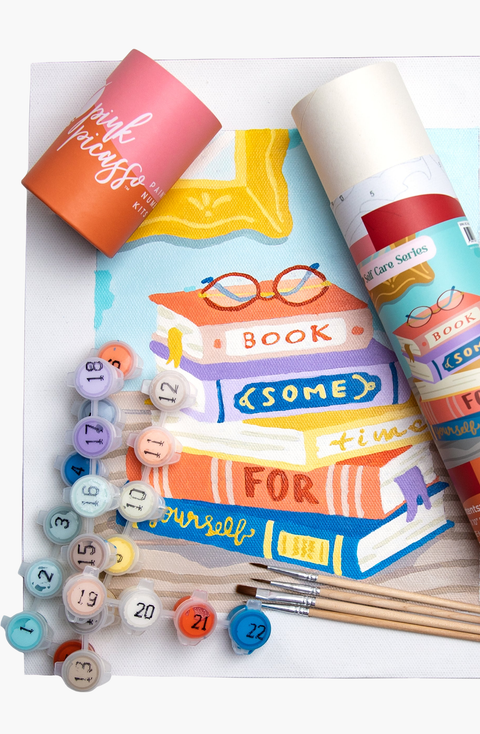 Book Some Time For Yourself Paint by Numbers Kit