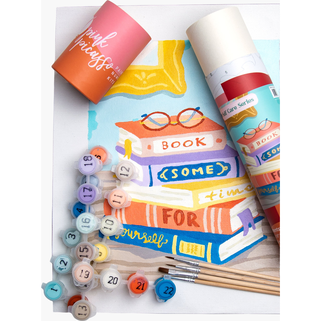 Pink Picasso Kits Book Some Time For Yourself Paint by Numbers Kit  product