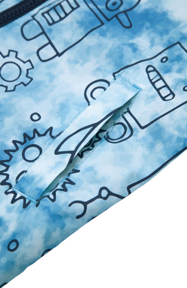 Rokka&Rolla Lightweight Fleece Lined Windbreaker Jacket, Alternate, color, Robot