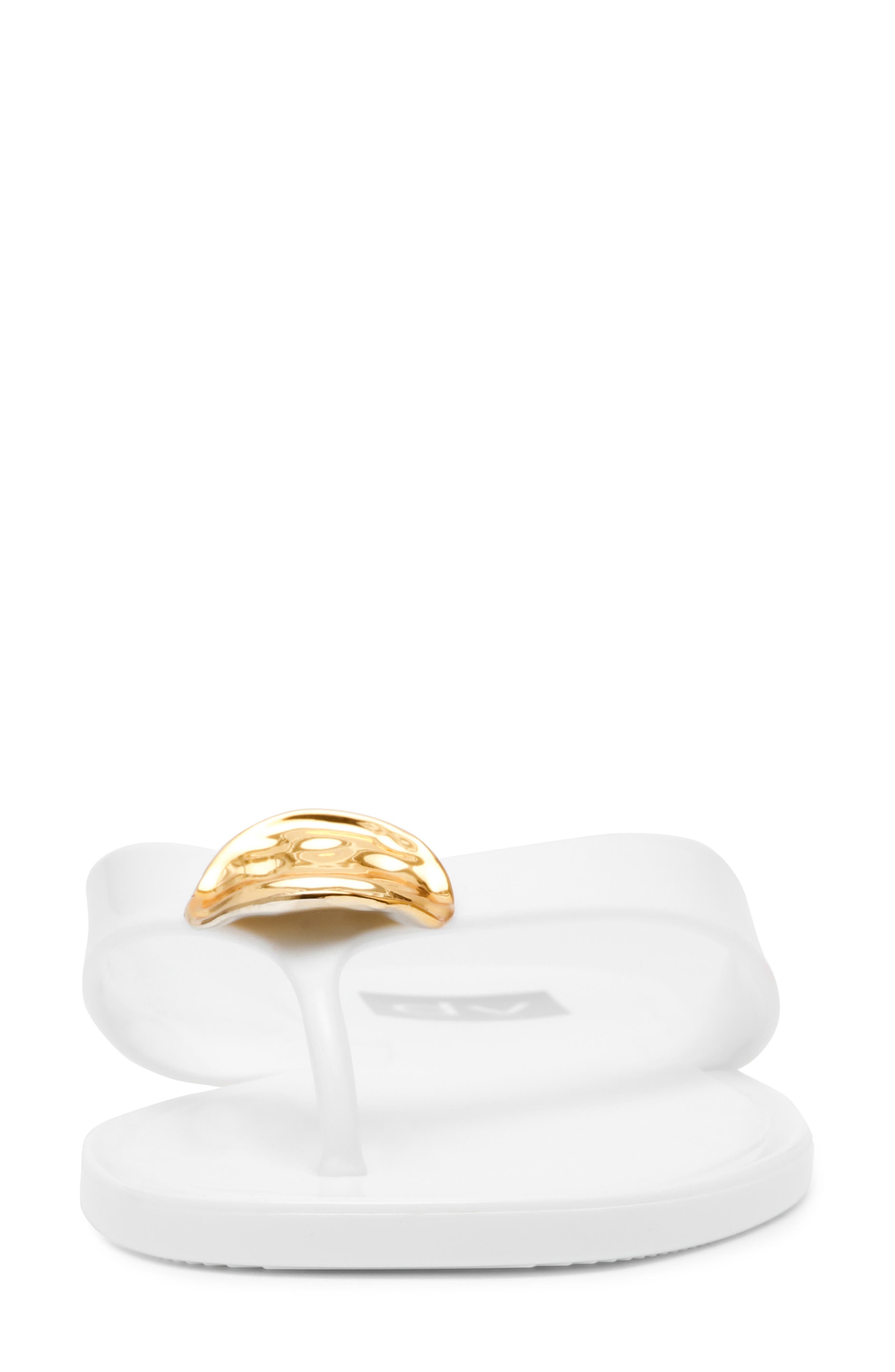 DV by Dolce Vita Jespar Flip Flop Sandal, Alternate, color, White