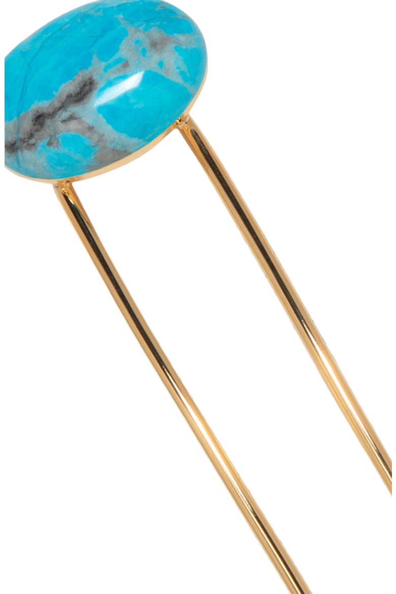 Meena Hair Pin, Alternate, color, TURQUOISE