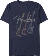 FENDER Men's Fender Triple Fret Logo  Graphic T-Shirt