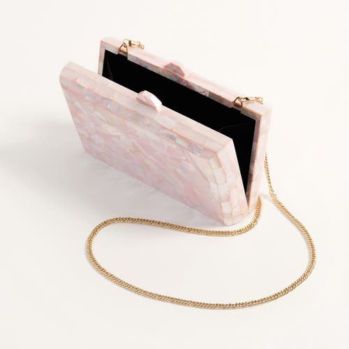 Freya Rose Aphrodite Pink Mother Of Pearl Bag In Aphrodite Pink