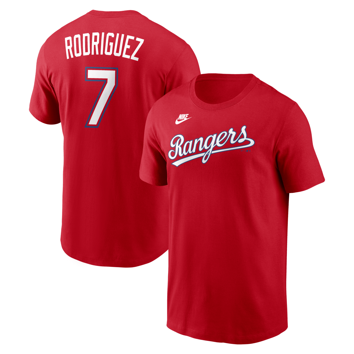 Nike Men's Nike Ivan Rodriguez Red Texas Rangers Cooperstown Collection ...