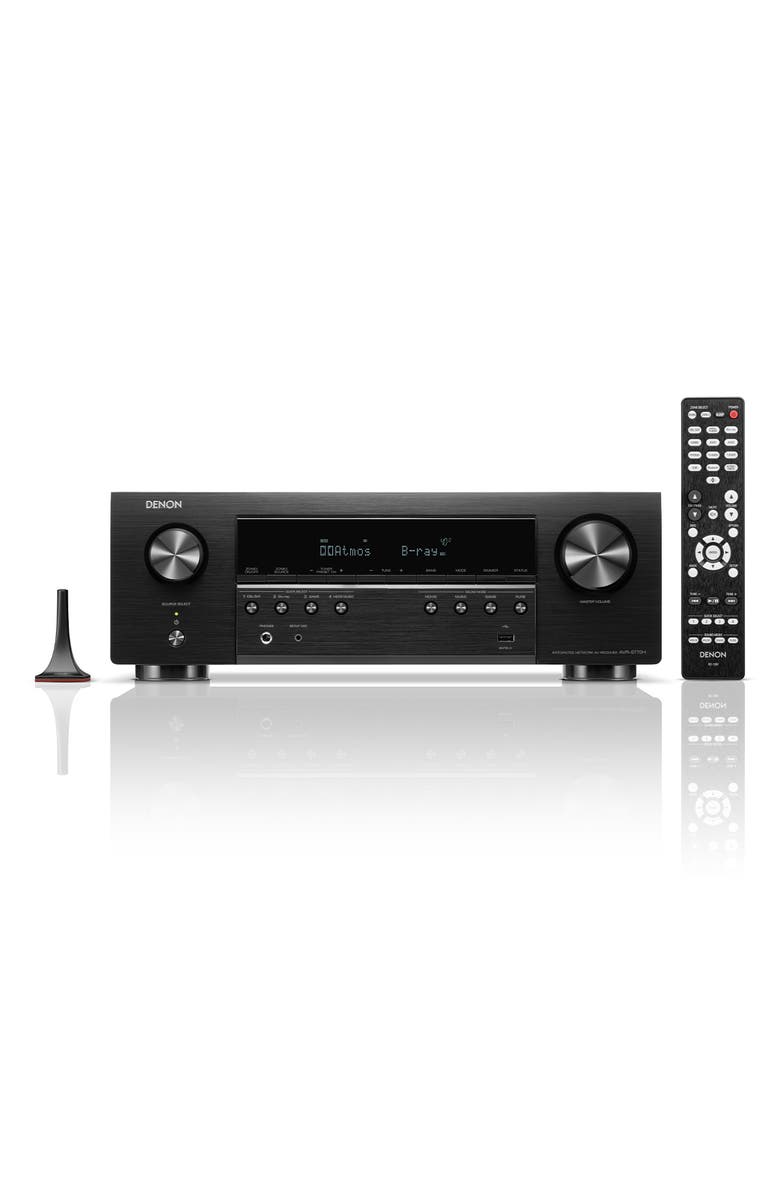 Denon AVR-S770H 7.2 Channel 8K Home Theater Receiver with Dolby Atmos
HEOS Built-In, Main, color, Black