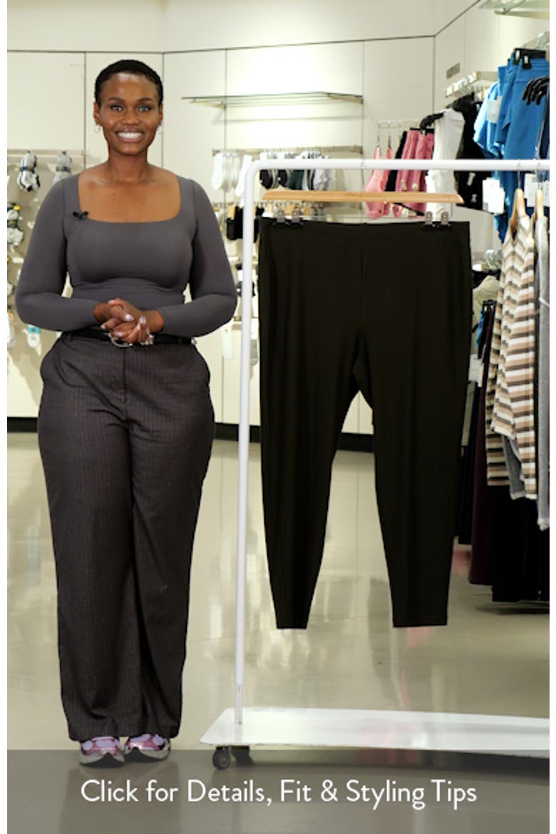 Slim Knit Ankle Pants video