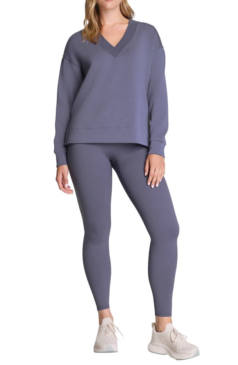 SPANX<sup>®</sup> AirEssentials Brushed V-Neck Tunic, Alternate, color, Pewter