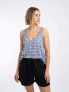Weird Fish Aliana Printed Burnout Vest