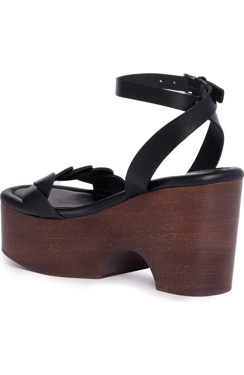 PAIGE Romy Ankle Strap Platform Sandal, Alternate, color, Black