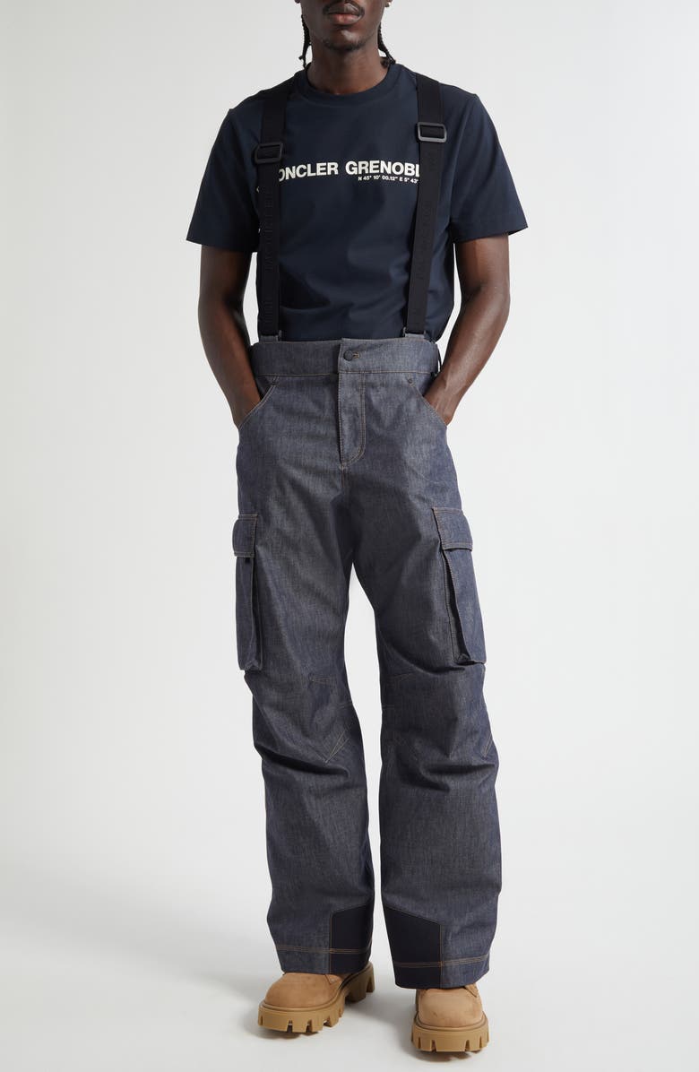 Moncler Cargo Ski Trousers, Main, color, Blue